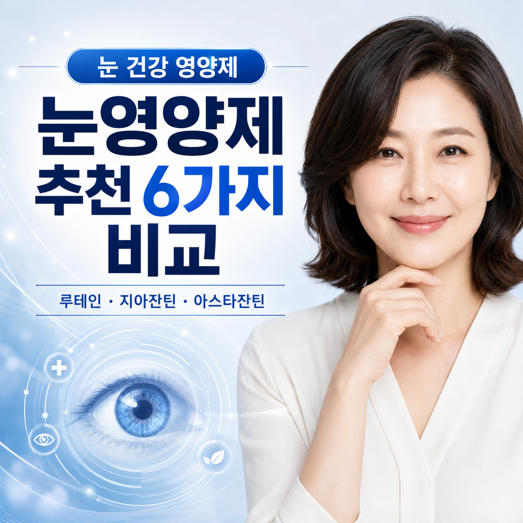 눈영양제 추천 6가지 비교|루테인 지아잔틴 아스타잔틴 어떤 제품이 좋을까? 1 1 눈영양제 추천1