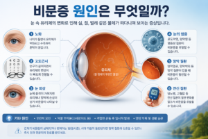 비문증(날파리증) 치료 완치 방법, 증상과 원인 4 비문증(날파리증) 치료