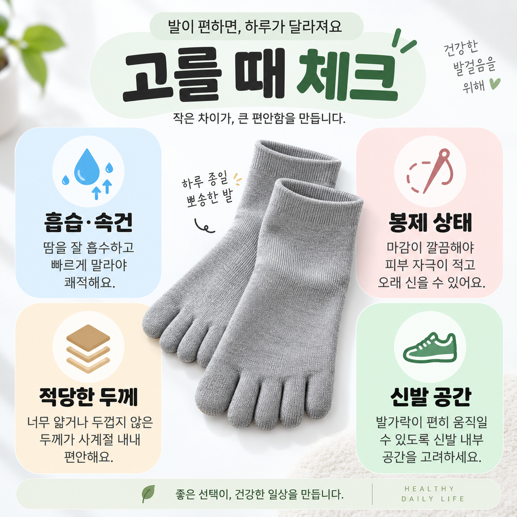 발가락양말 효능은? 땀·무좀·물집 관리와 장단점 알아보기 8 2 발가락양말 효능7